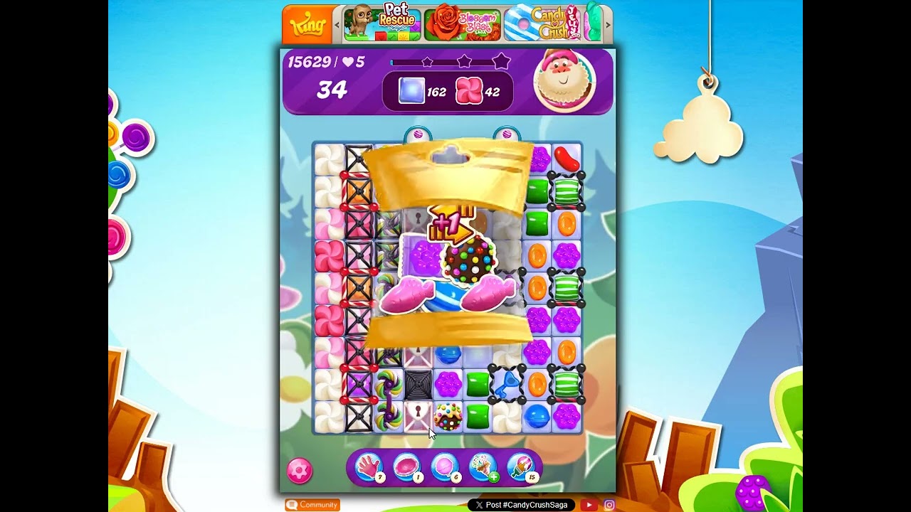 Candy Crush Saga Level 15626、15627、15628、15629、15630 by Funny❣