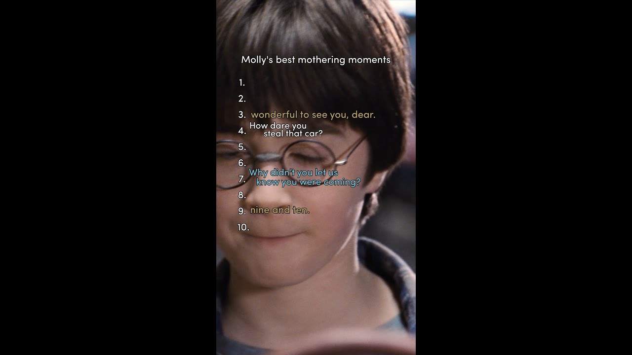 Molly Weasley's mothering moments 