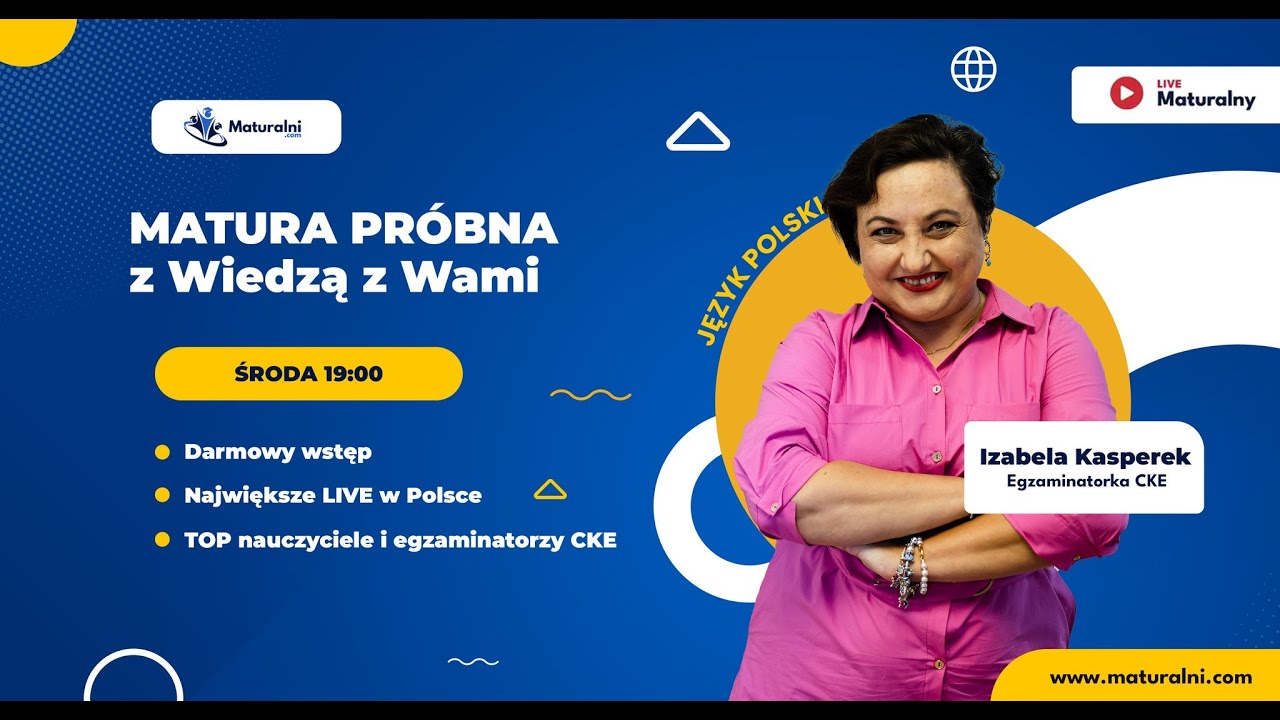 PRÓBNA MATURA 2023 - omówienie arkusza z Wiedzą z Wami!