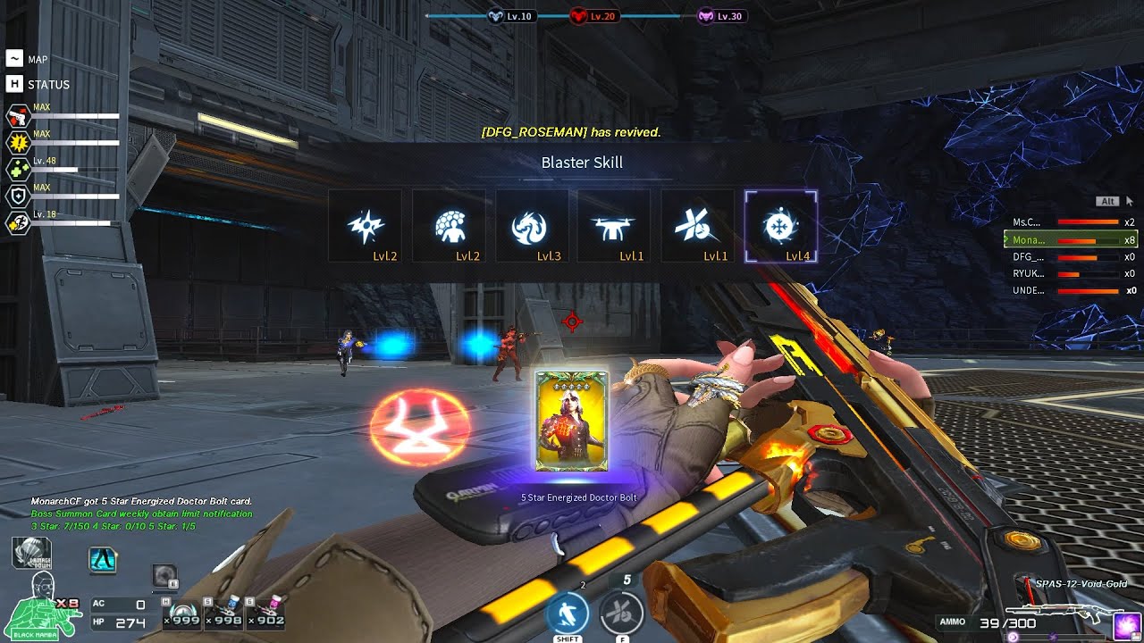 New ZA4/ FORBIDDEN ZONE/ Energized Doctor Bolt Card |CrossFire Philippines| MonarchZombieV4 