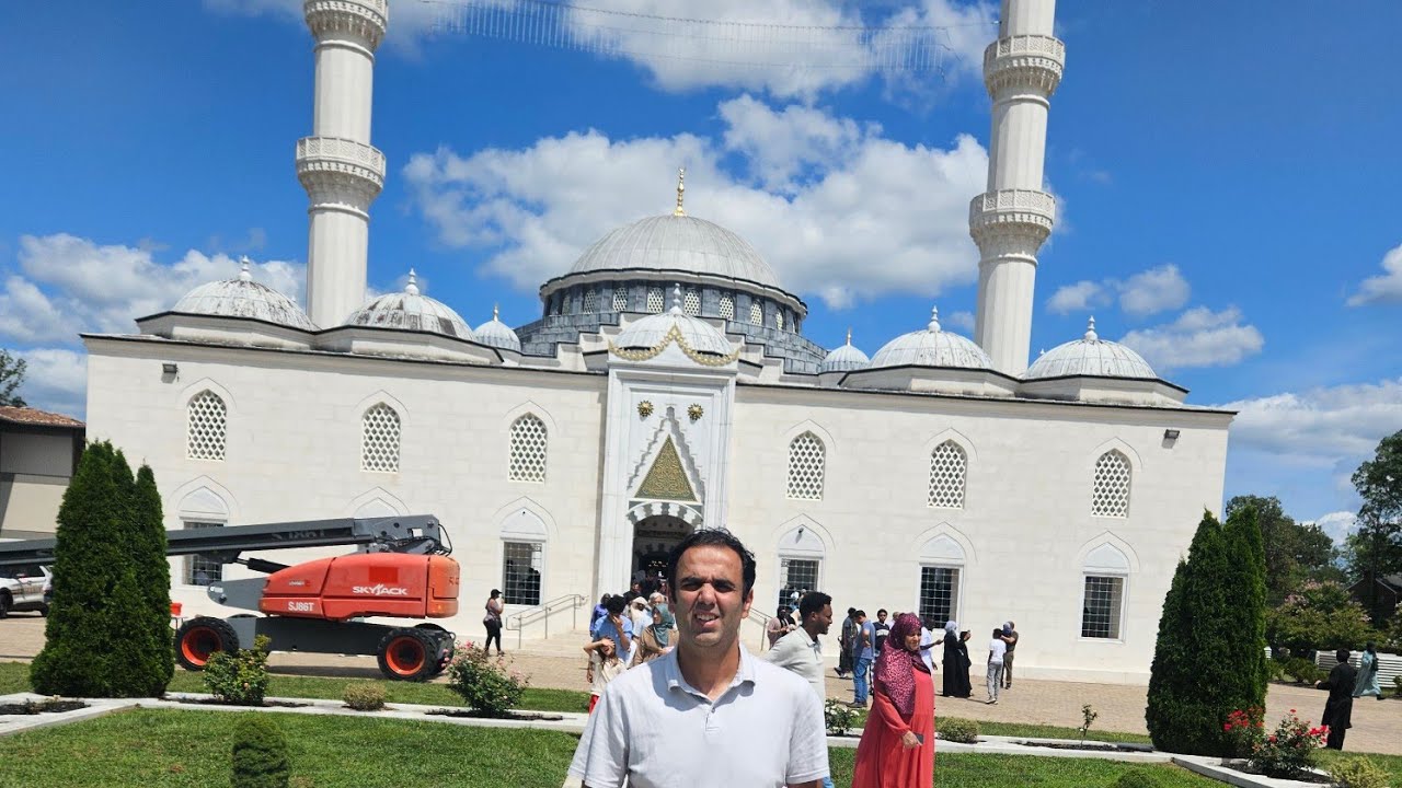 صليت في أكبر  مسجد 🕌 في الولايات المتحدة الأمريكية   @