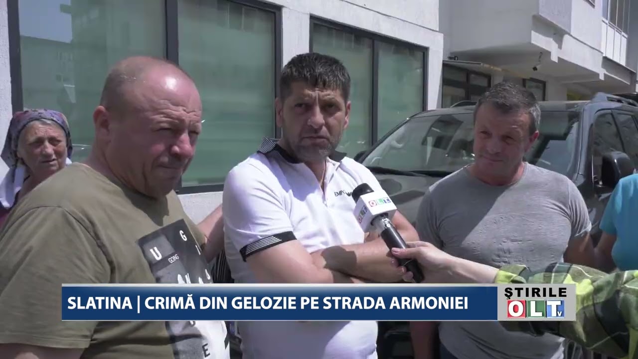 SLATINA CRIMA DIN GELOZIE PE STRADA ARMONIEI