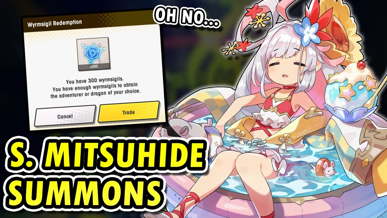 LET'S DO SOMETHING STUPID! - Summoning for Summer Mitsuhide | Dragalia Lost