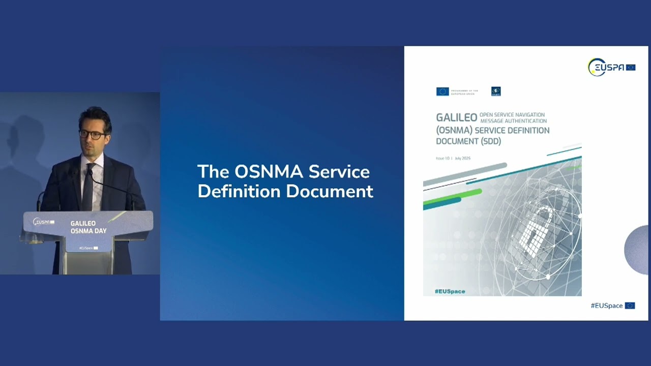 Javier Simón, EUSPA - Galileo OSNMA Info Day