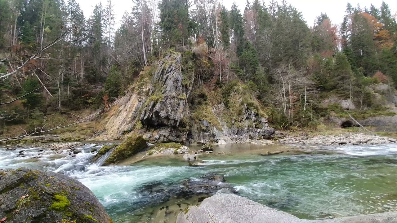 Germany Bavaria Alps Ammergau Ammer Gorge Bad Saulgrub