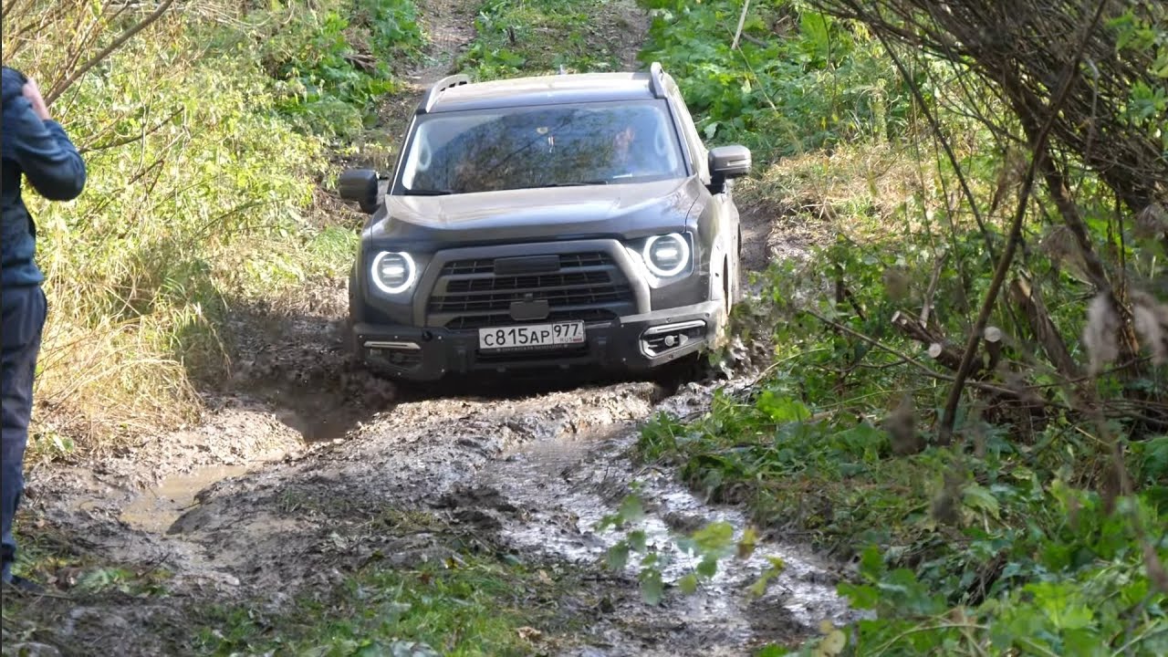 HAVAL DARGO унизил SUZUKI VITARA на бездорожье; VW Touareg, MAZDA CX-5, Audi Q8 на горках и в лесу