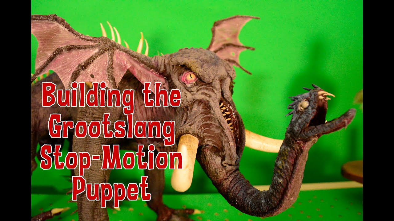 Building the Grootslang Stop-Motion Puppet