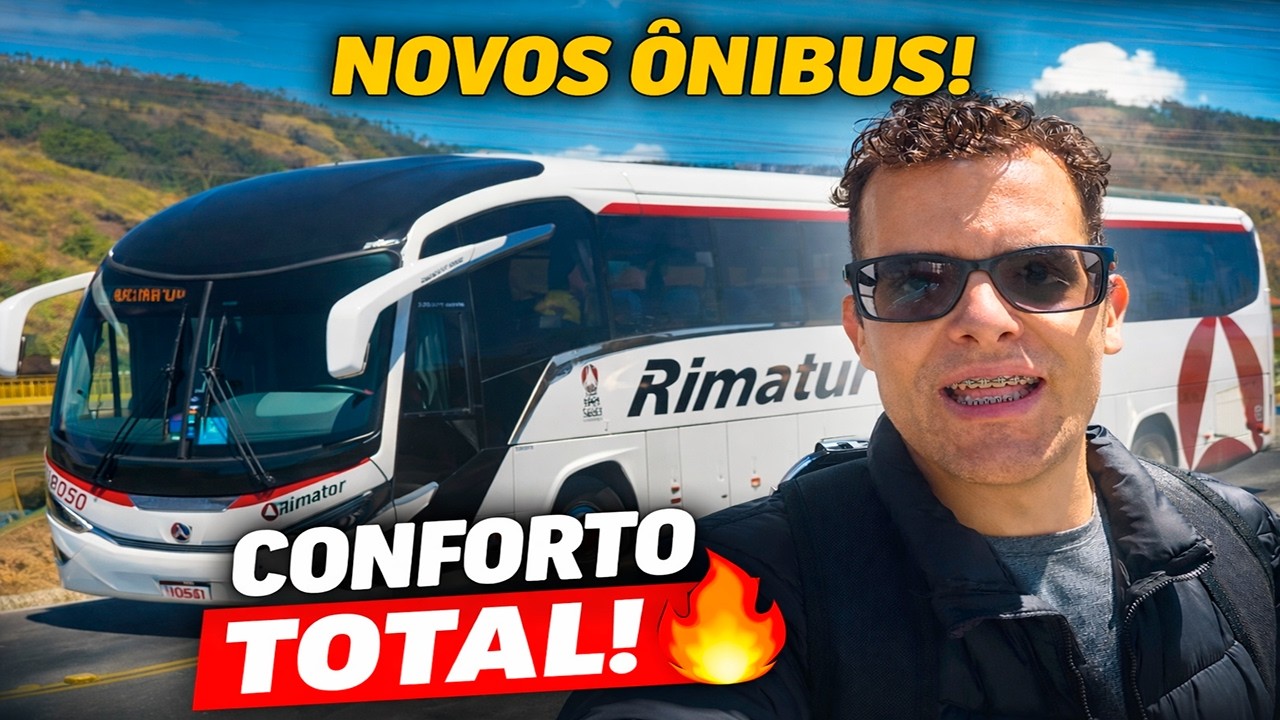 VOLTEI NA GARAGEM DA RIMATUR! CONFIRA OS NOVOS MARCOPOLO G8 1050
