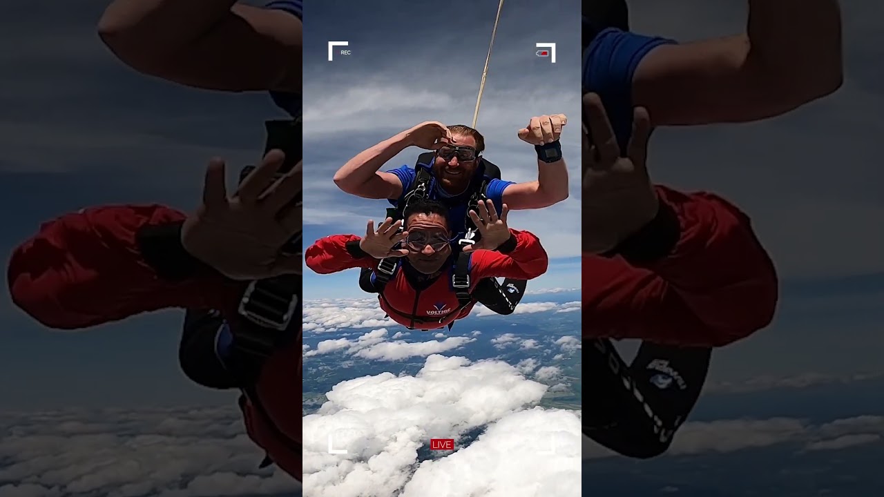 💙 Parachute VOLTIGE saut en tandem 🪂 @ParachutismeVoltige
