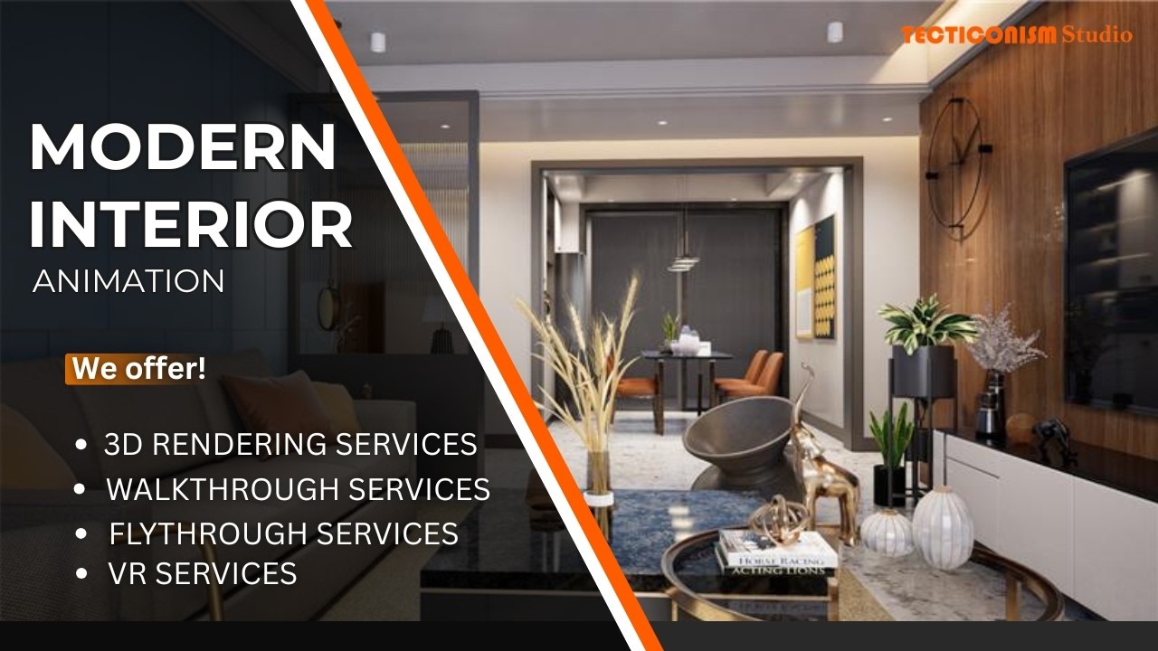 3D Modern Interior | Animation | TECTICONISM Studio