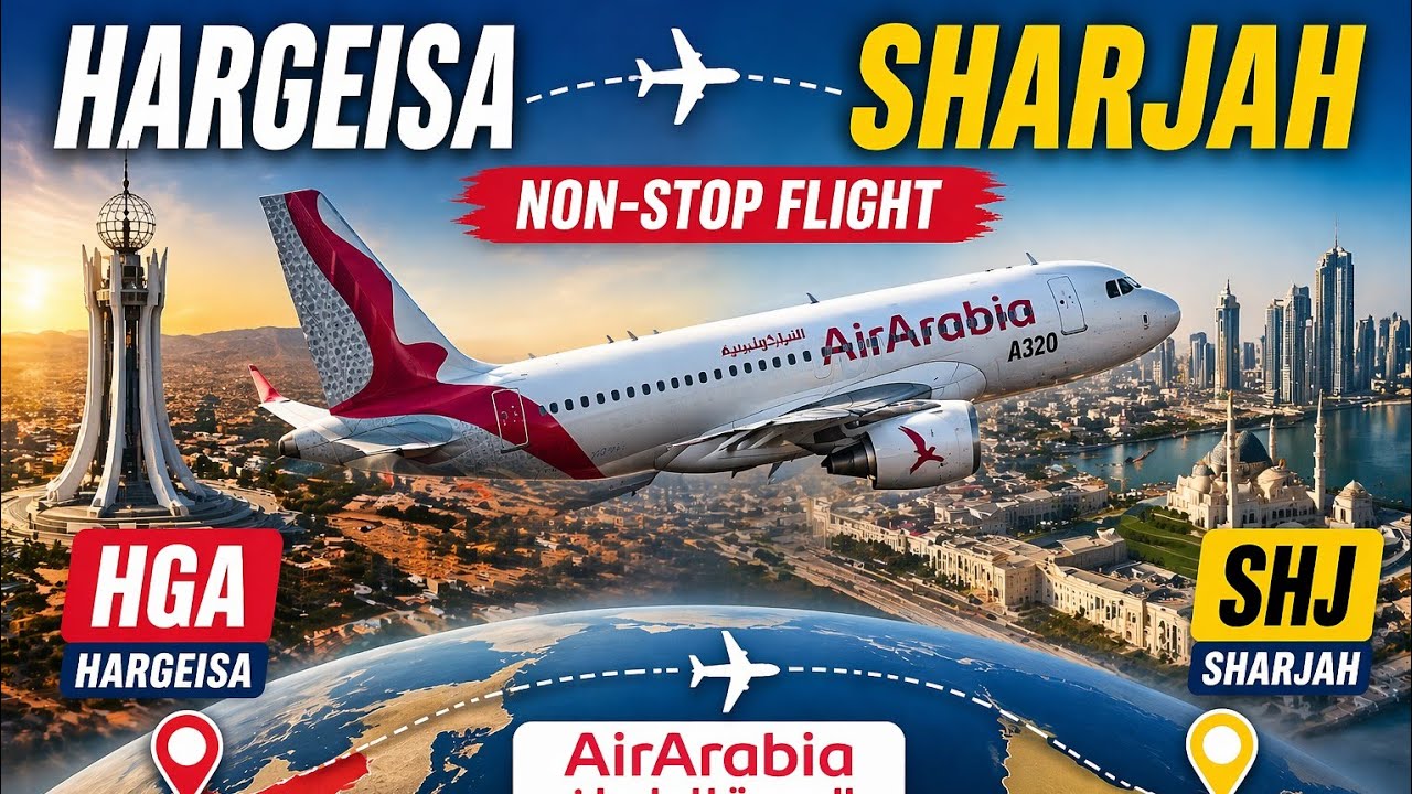 Air Arabia | Hargeisa HGA - Sharjah SHJ |  flight review