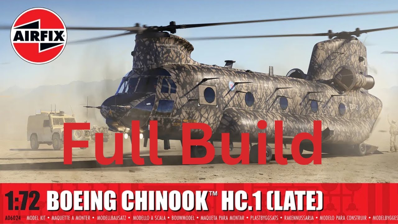 Airfix Chinook Late Model – сборка цветовой схемы для спецопераций