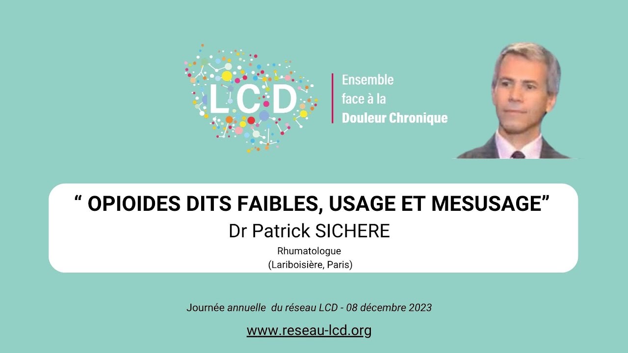 Opioïdes dits faibles, usage et mésusage