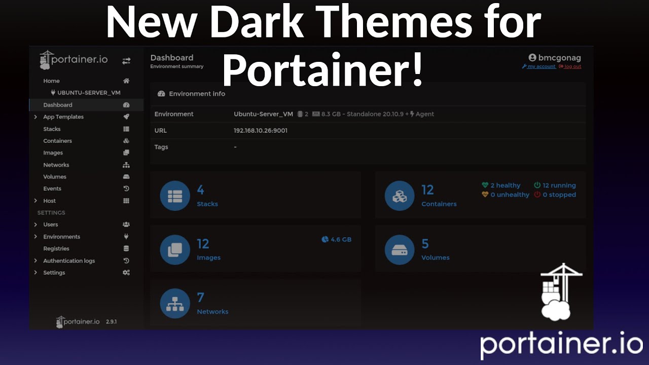 Check out the new Dark Themes in Portainer!