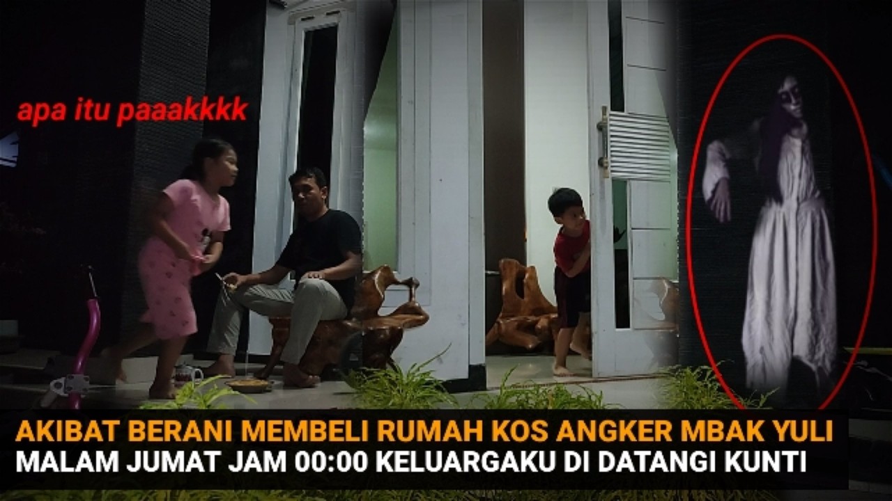 HOROR: MALAM JUMAT TEPAT JAM 00:00 DI RUMAH ANGKER ADA YANG DATANG MENGETUK PINTU