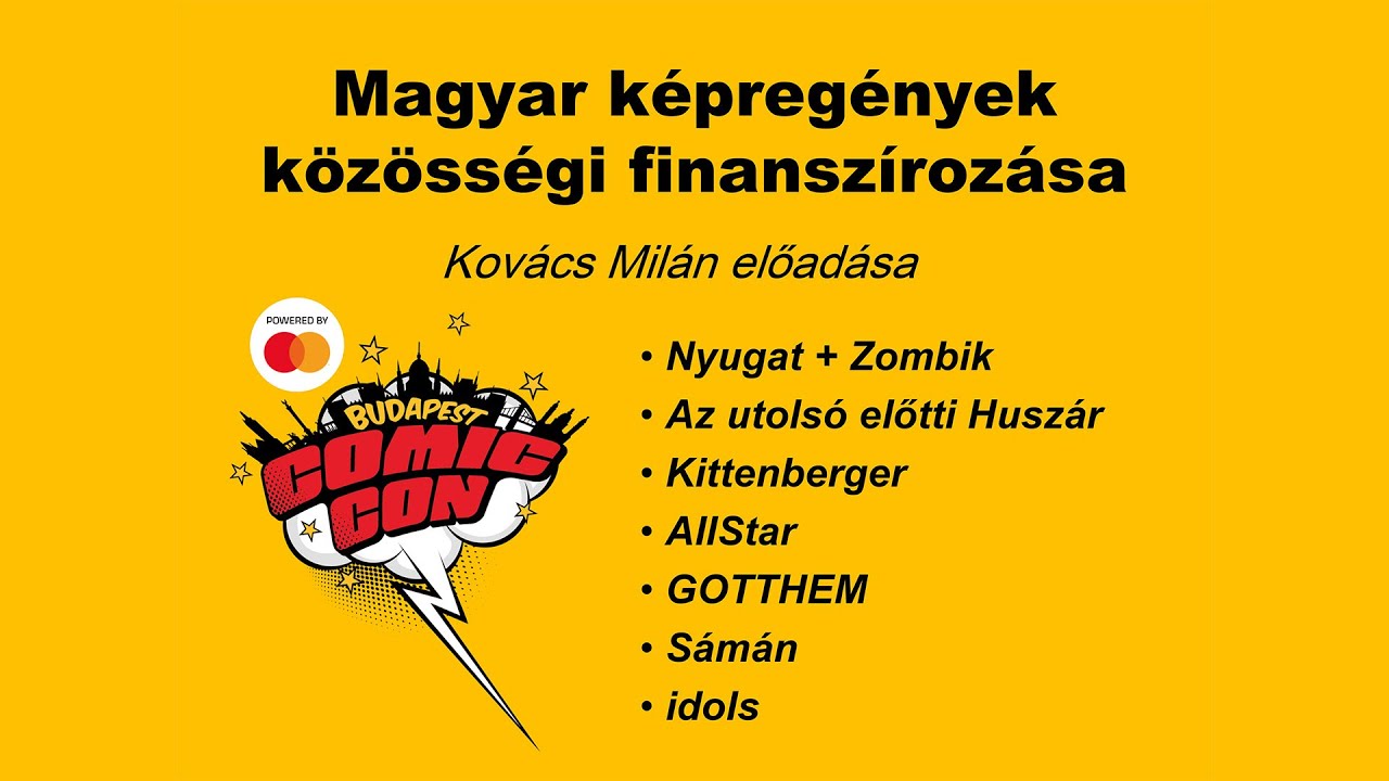 Budapest Comic Con 2023: Magyar közösségi finanszírozás Kovács Milán, Tuli Krisztián, Odegnál Róbert
