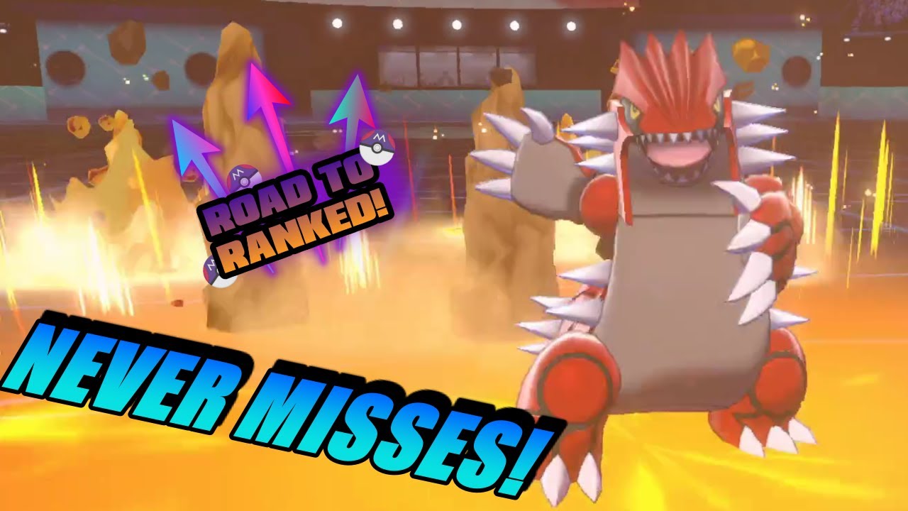 Groudon Never Misses! Pokemon Sword and Shield Series 10