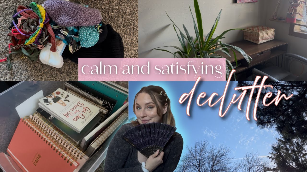 Calm and Satisfying Declutter | new year refresh, declutter neglected spaces with me