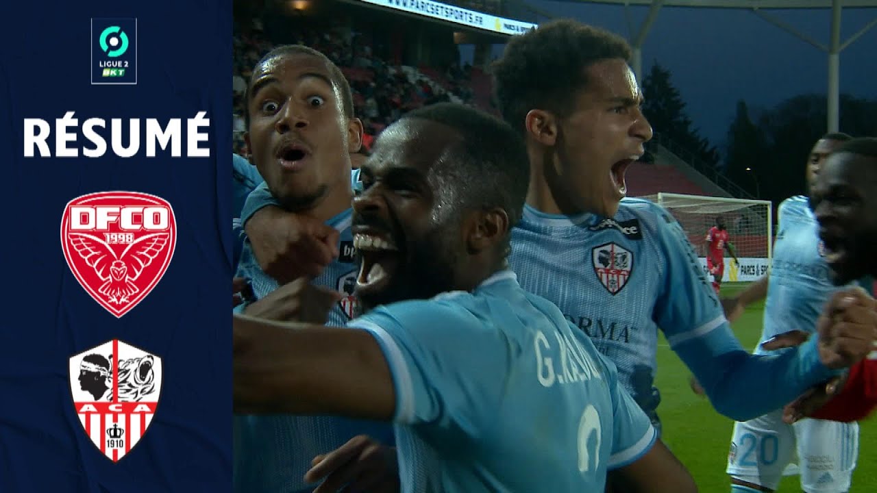 DIJON FCO - AC AJACCIO (0 - 3) - Résumé - (DFCO - ACA) / 2021-2022