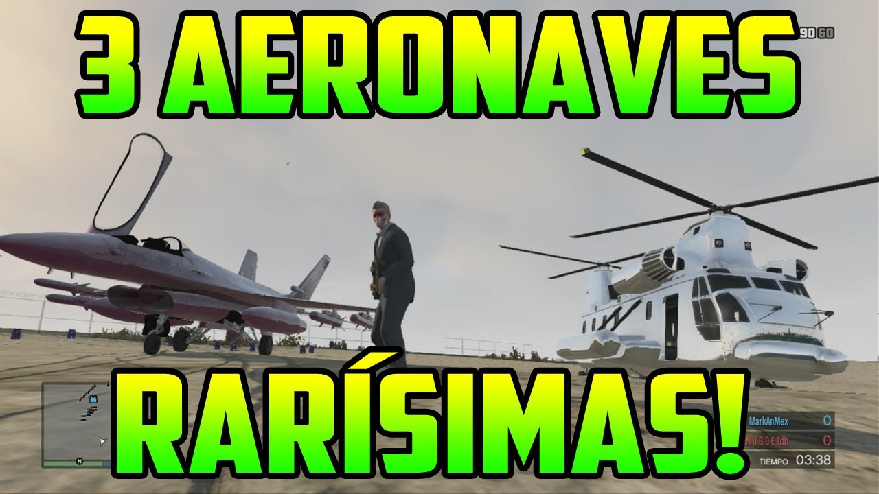 GTA 5 Online - 3 Aeronaves Rarísimas !! (GTA V)