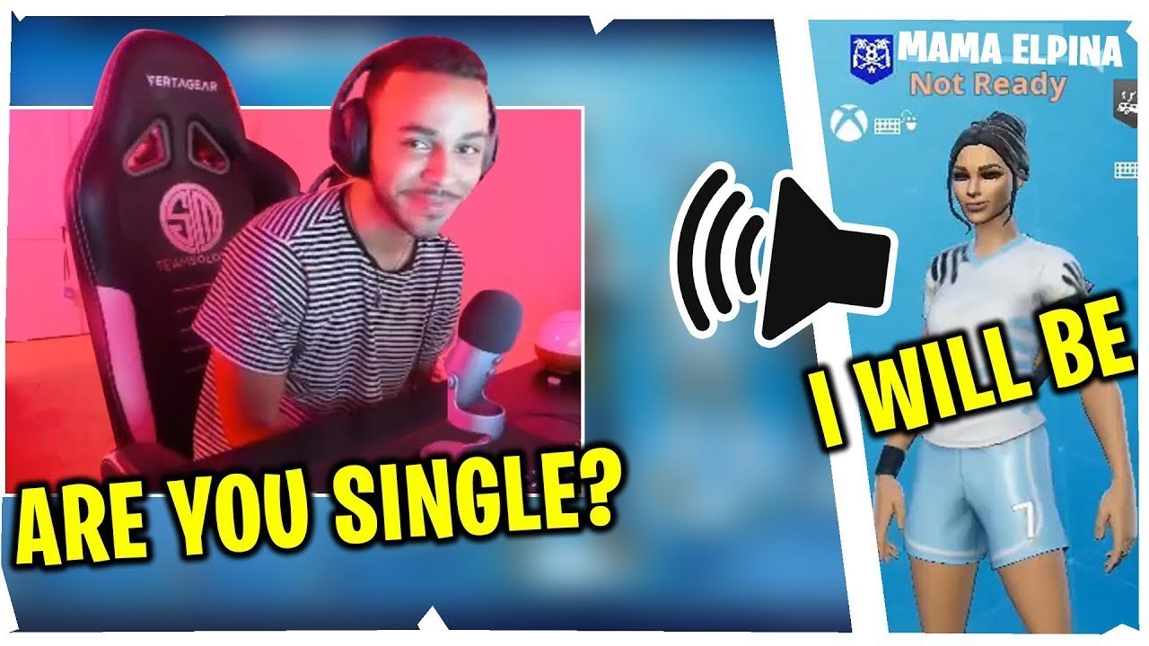 HAMLINZ FLIRTS WITH KIDS MOM ON FORTNITE DUO FILL!