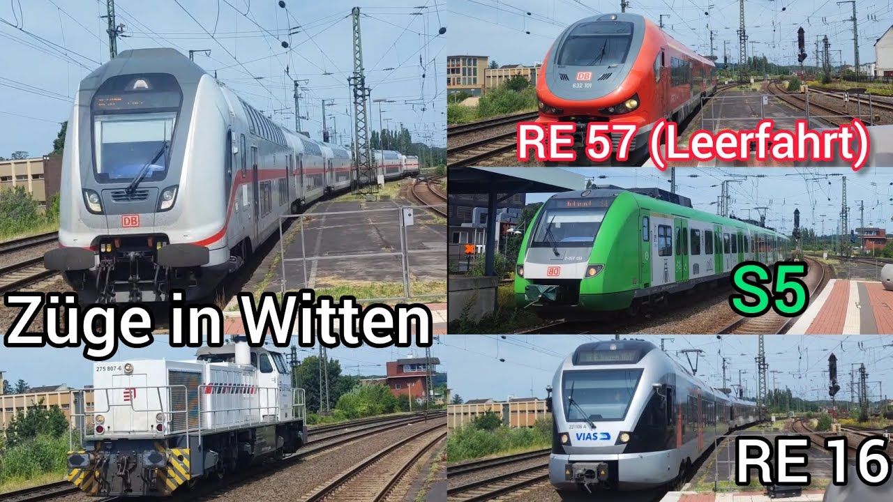 Spannender Zugverkehr in Witten