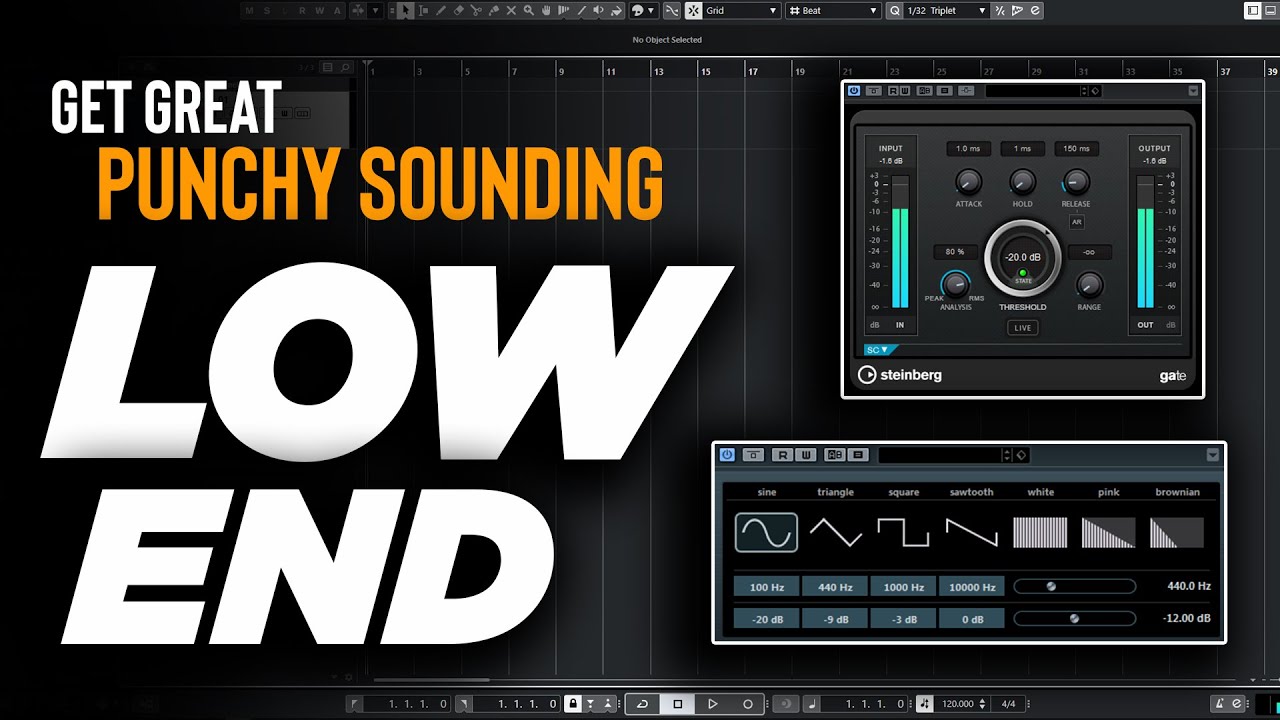 How to Add Sub-Bass Sustain to your Kick : Low End Music Production