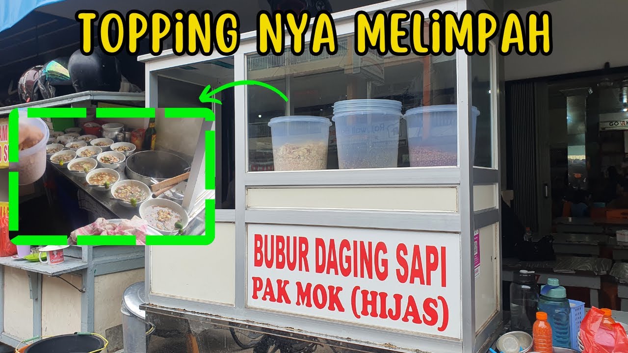 Bubur Daging Sapi Pak Mok
