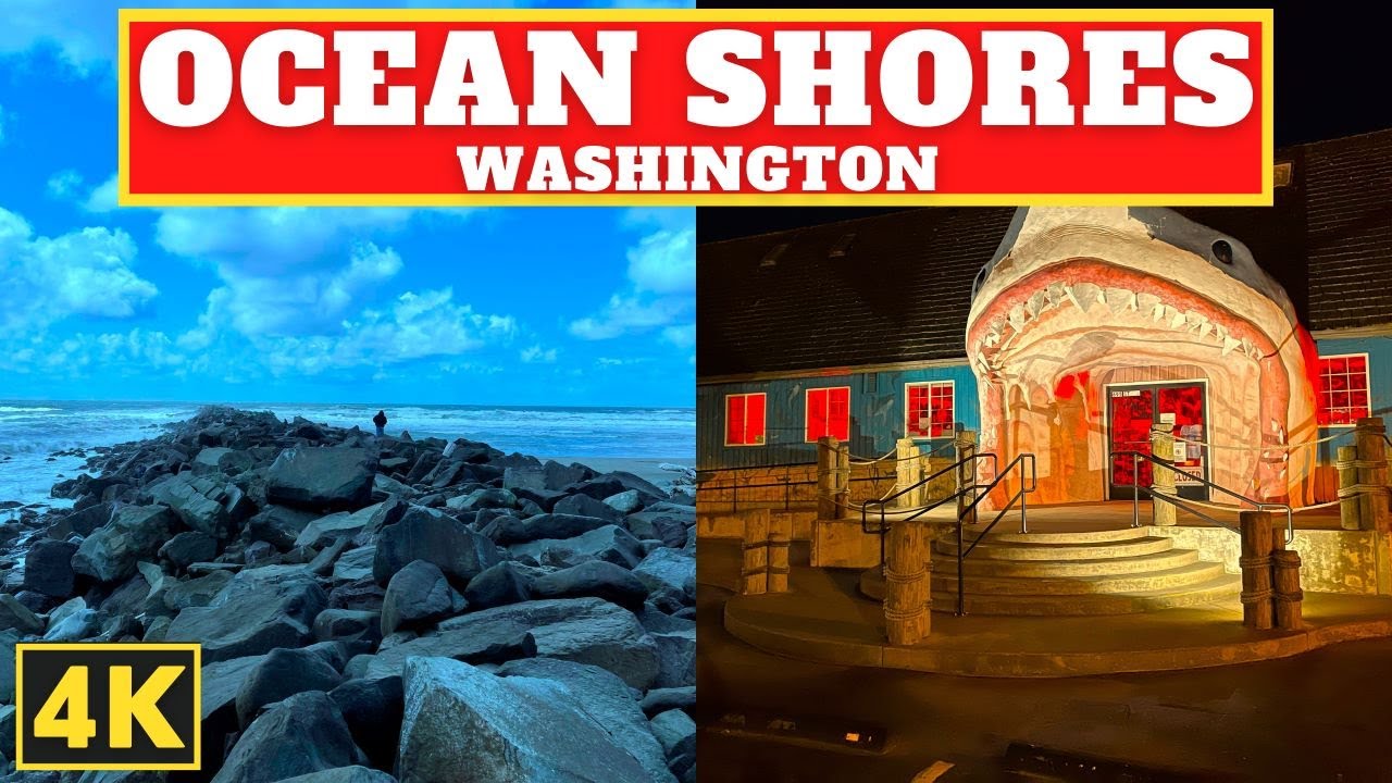 OCEAN SHORES, Washington | 4K Walking Tour 🇺🇸