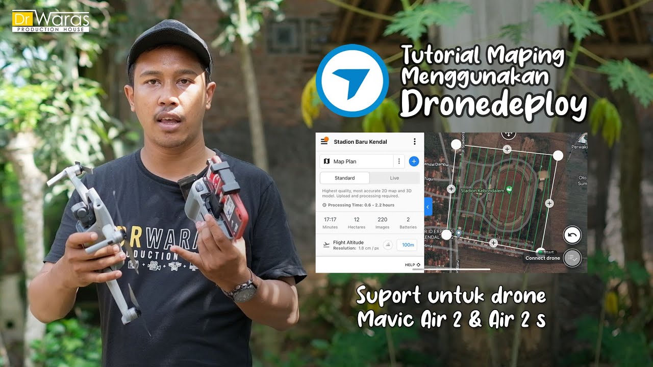 Tutorial Maping Menggunakan Mavic Air 2 Dengan Aplikasi Dronedeploy