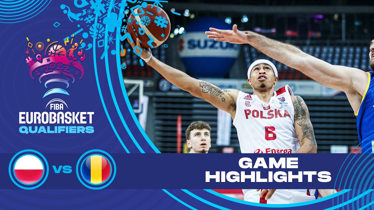 Poland - Romania | Highlights - FIBA EuroBasket 2022 Qualifiers