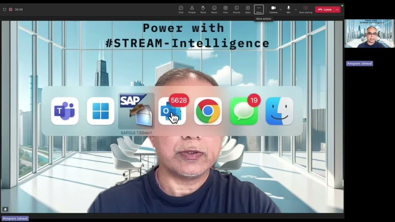 STREAM Intelligence in MS Excel from SAP (with auto-refresh )