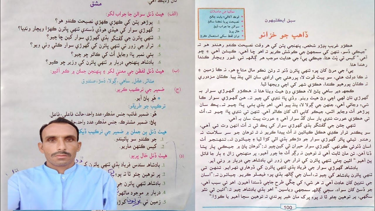 Lesson 31 Dhahap Jo Khazano Question and Answers| سبق ايڪٽيهون ڏاھپ جو خزانو سوال جواب درجو ستون