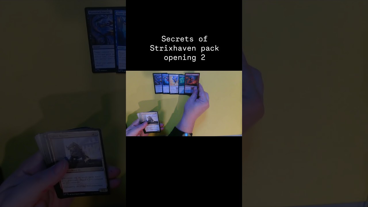 Secrets of Strixhaven Pack Opening number 2 #mtg #mtgsos #magicthegatheringcommunity