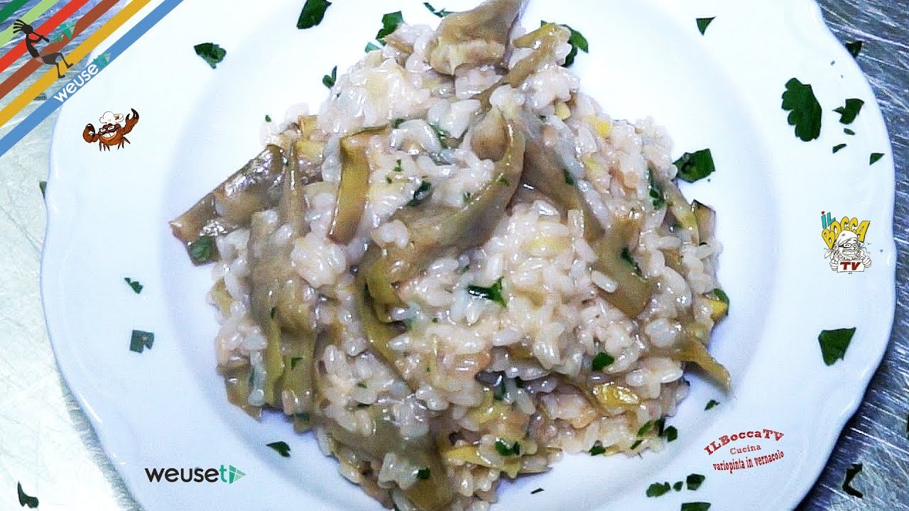 113 - Risotto ai carciofi...stai a vedè che te lo scrofi?! (primo piatto vegetariano facile e buono)