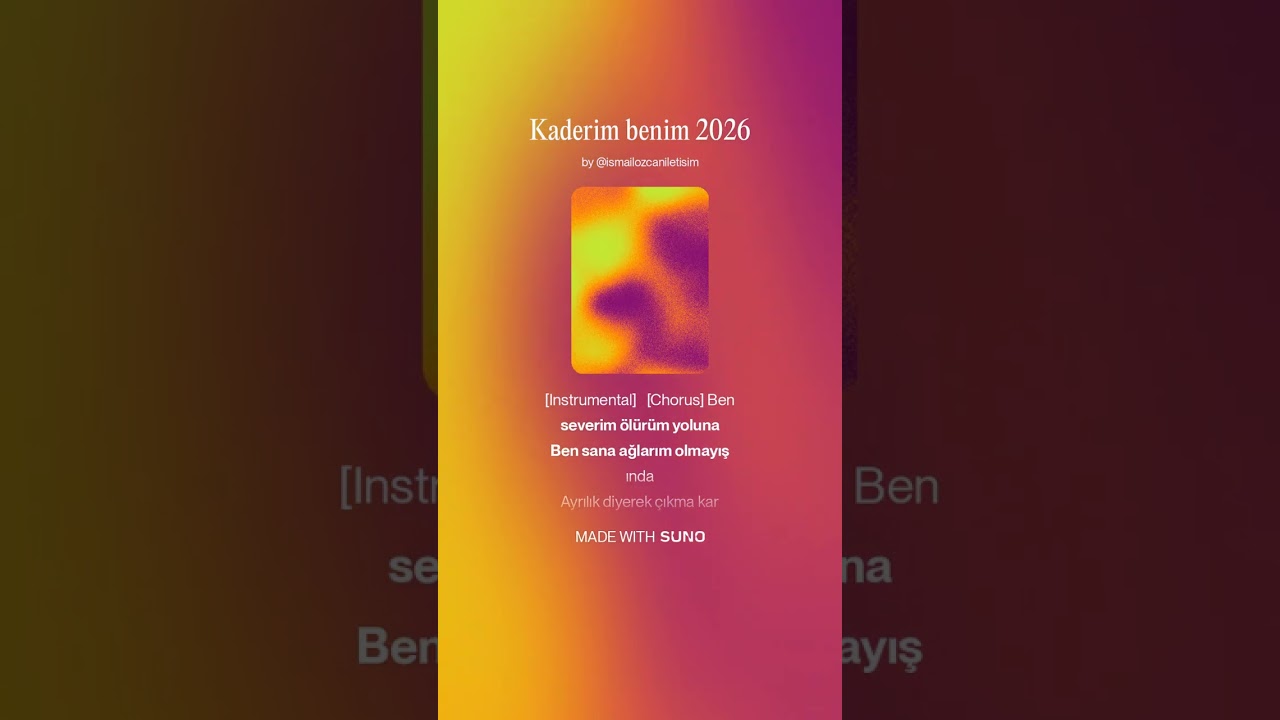 Kaderim benim 2026
