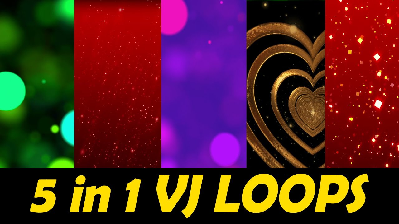 Bokeh Particles Motion Background Loops - Vj Loops 2020  - Free video background loop