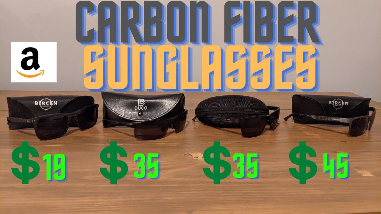 Unboxing and Review DUCO and BIRCHEN Carbon Fiber Polarized Sunglasses (AMAZON)