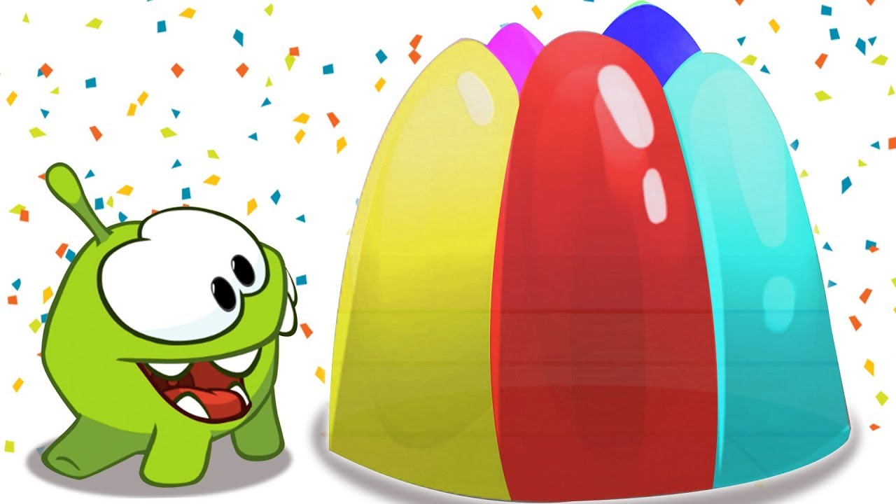 THE GIANT COLORFUL JELLY | Learn Colors | Educational Cartoons for Children by Om Nom