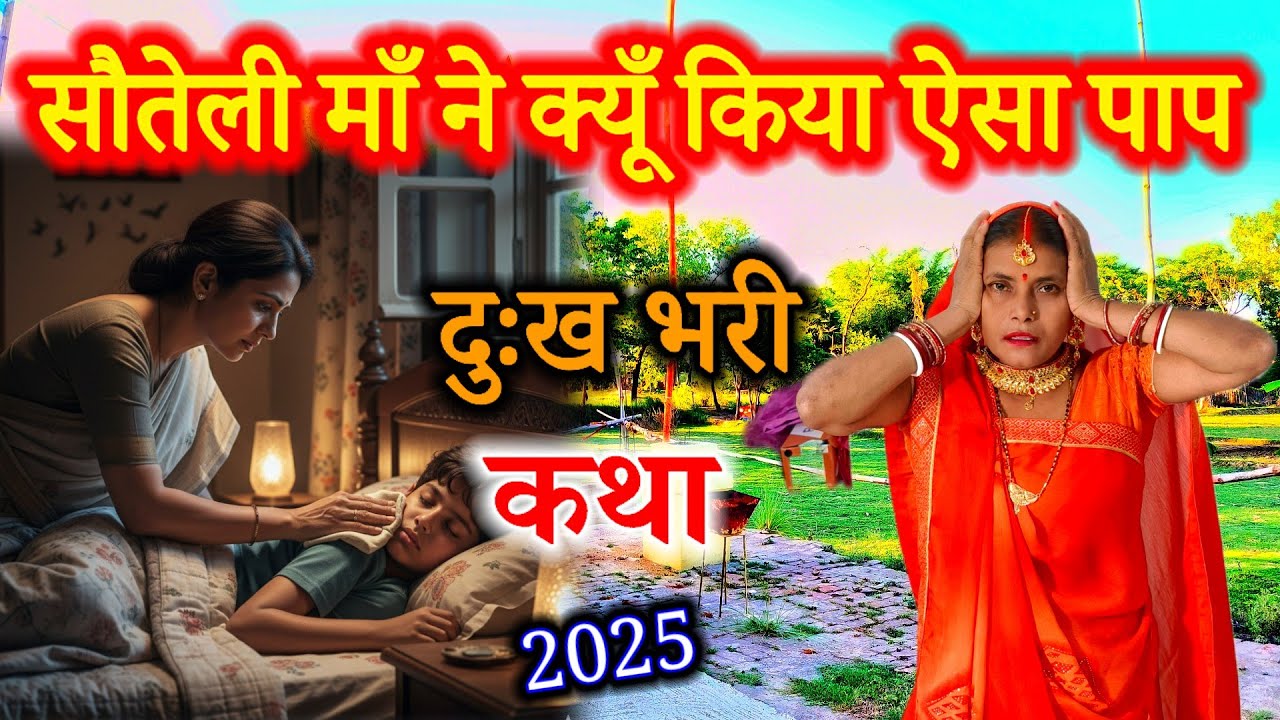 सौतेली माँ ने क्यूँ किया ऐसा पाप | shiv charcha ki dukhbhari katha | शिव चर्चा कथा | #shiv_charcha 