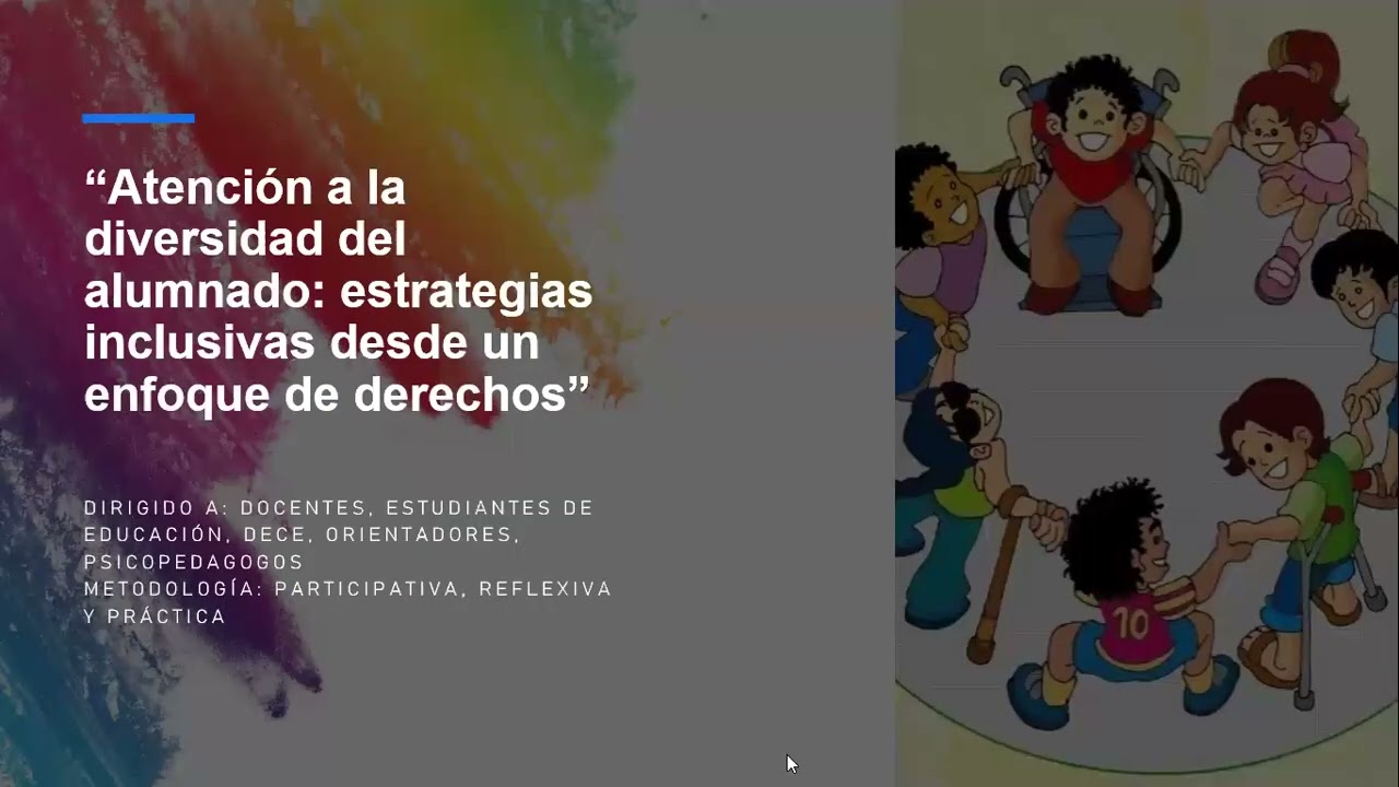 Taller estrategias para la atención a la diversidad en el alumnado