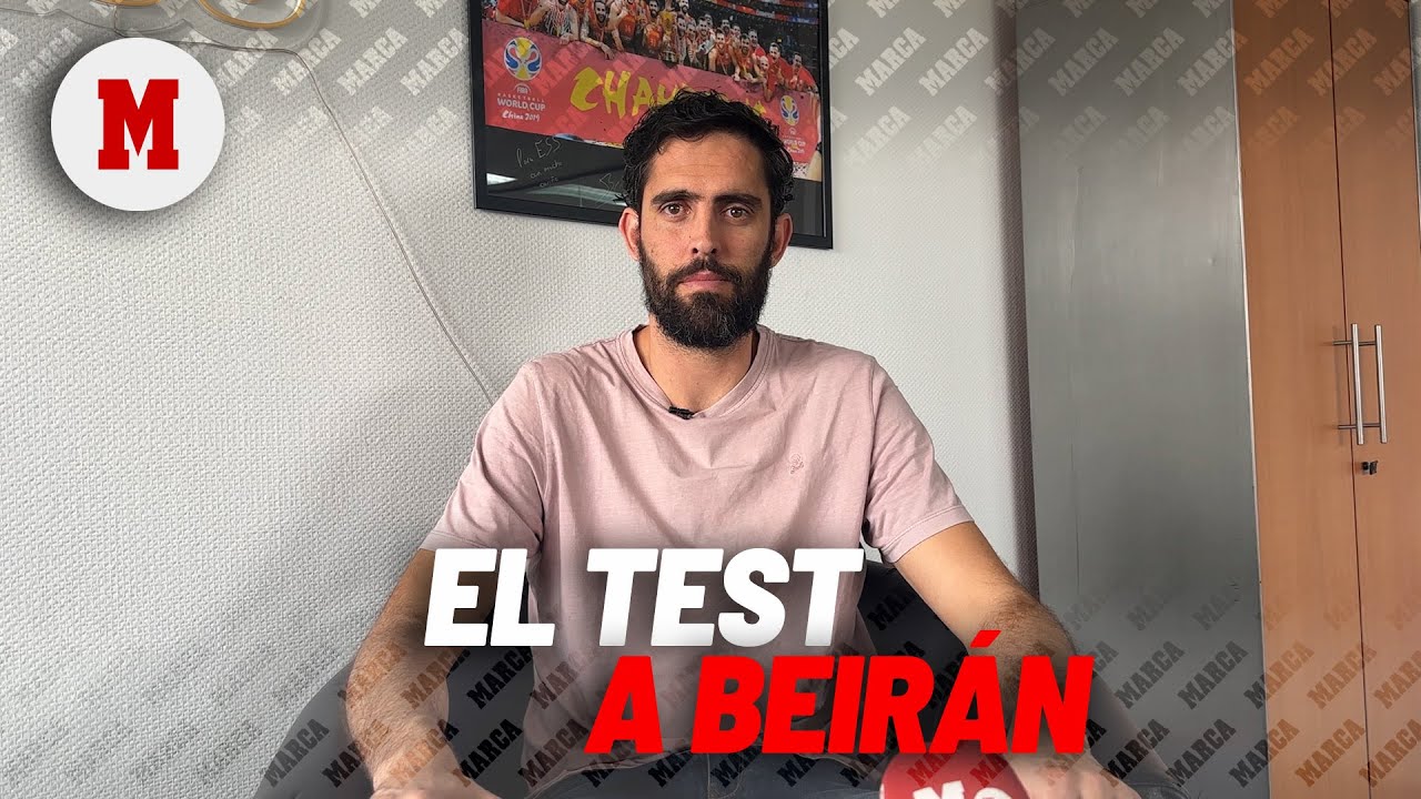Javi Beirán, al primer toque: pasa el test de MARCA Plus I MARCA