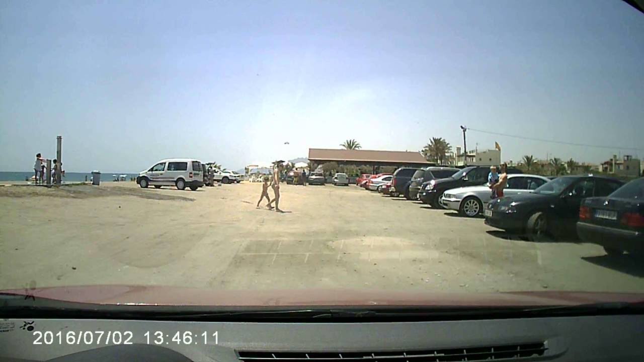 Dashcam - Palomares beach road to the start of Vera Playa 02/07/2016