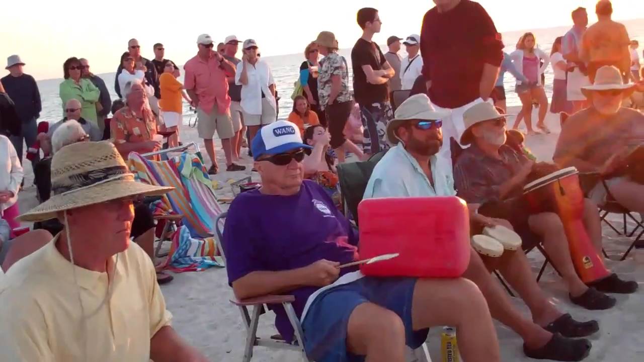 The Nokomis Drum Circle near Venice, Fl