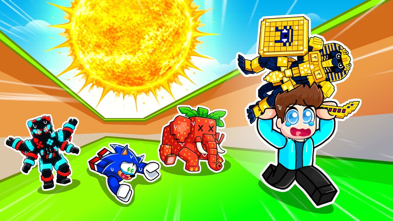 SURVIVE EXTREME HEAT FOR BRAINROTS IN ROBLOX !!