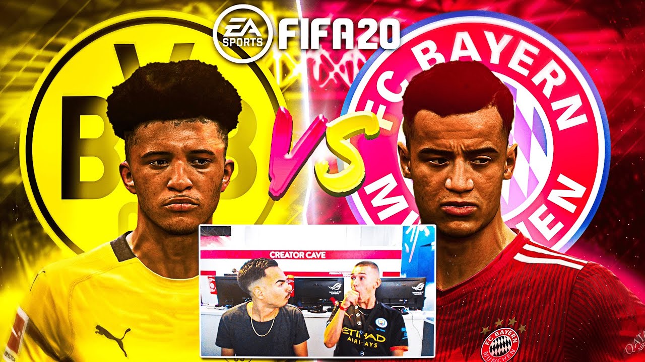 FIFA 20: COUTINHO vs SANCHO SKILL BATTLE - Bayern vs Dortmund Gameplay