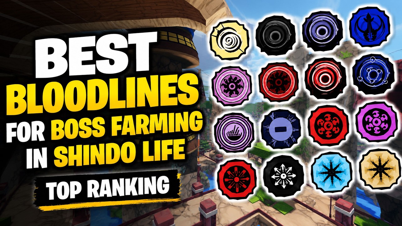 BEST BLOODLINES for BOSS FARMING in SHINDO LIFE (TOP RANKING) Roblox
