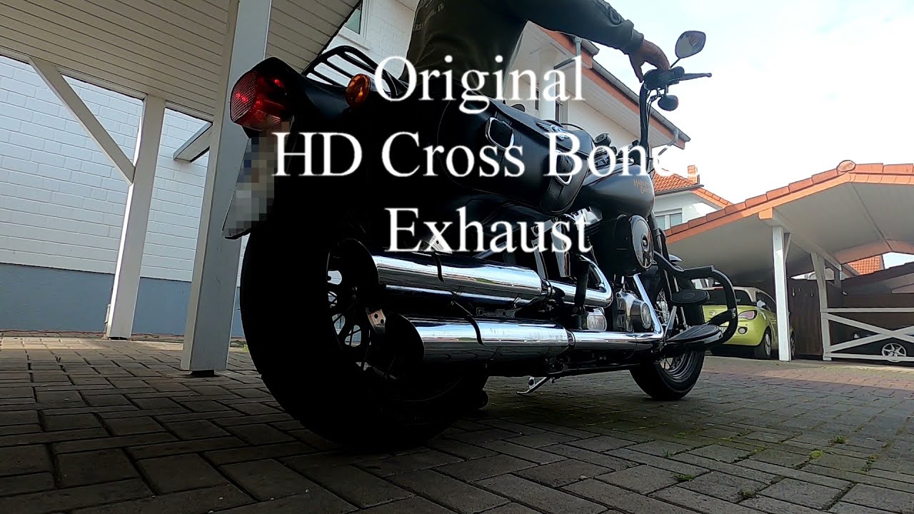 Harley Davidson Cross Bones modification Kesstech exhaust system