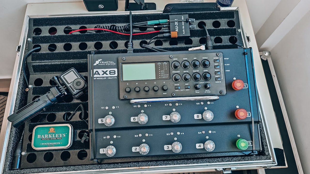 Yamaha rgx 421D  + Fractal ax8  ( Timbres Clean, Dimension,Rotário,Swell) 