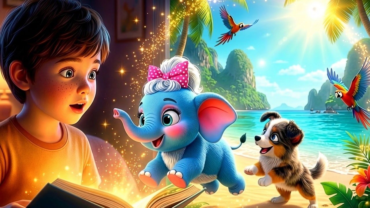 PIESEK i SŁONIK: Sen o Tajlandii 🐘🇹🇭 Bajka na Dobranoc